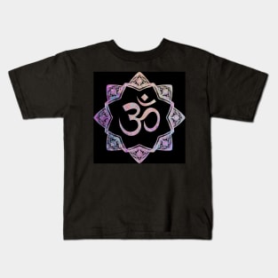 Mandala with Ohm Kids T-Shirt